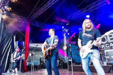 Kiel, Almanya - 28 Haziran 2019: The Berlin Band 