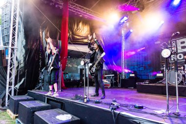 Kiel, Almanya - 28 Haziran 2019: The Berlin Band 