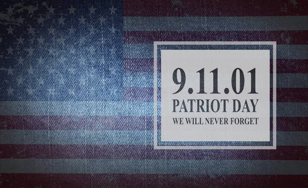 Patriot Day i Usa bakgrund — Stockfoto