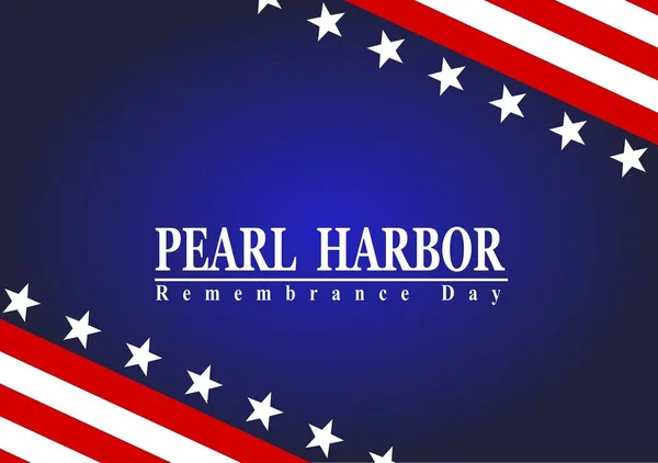 Pearl Harbor Remembrance Day  background  with American flag