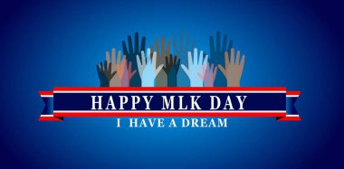 Martin Luther King günü resimde arka plan