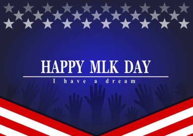 Martin Luther King günü resimde arka plan