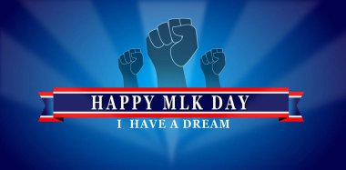 Martin Luther King günü resimde arka plan