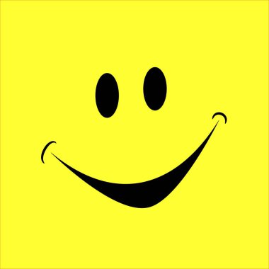Smile vektör şablon tasarım Illustration