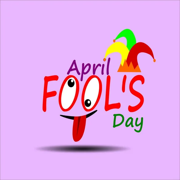 Illustration Celebrating April Fools Day Vector — Stock Vector