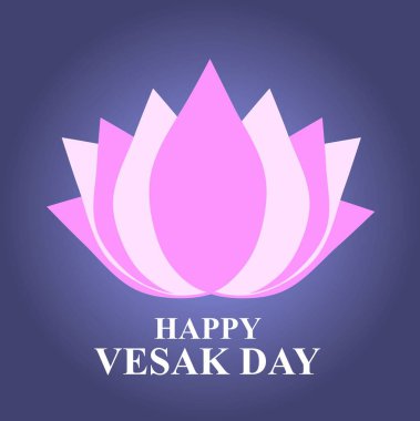 Pembe Lotus Çiçekli Vesak Günü