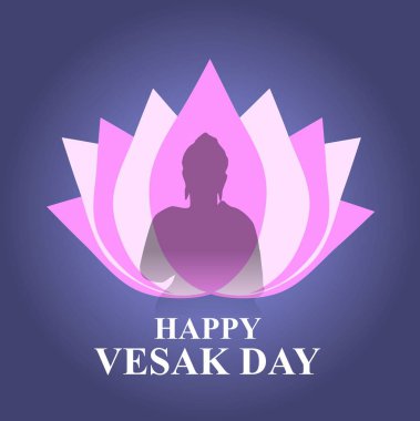 Pembe Lotus Çiçekli Vesak Günü