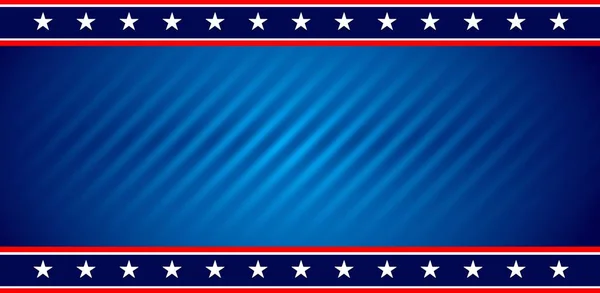 American Usa Bandera Fondo — Vector de stock