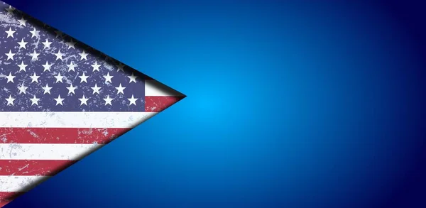 American Usa Bandera Fondo — Vector de stock