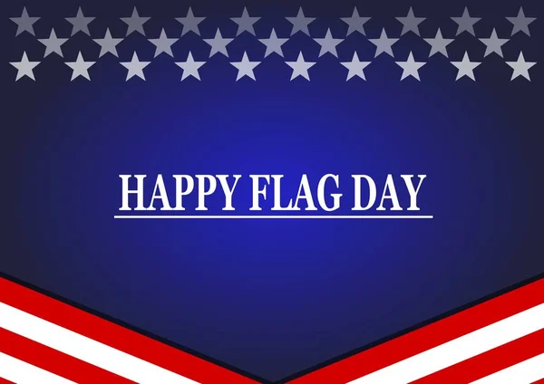 Happy Usa Flagga Dag Bakgrund Vektor Illustratiom — Stock vektor