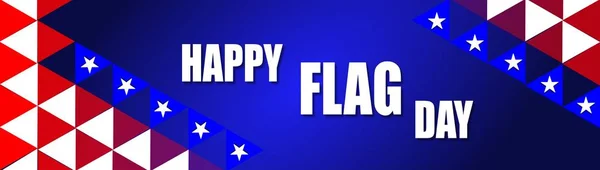 Happy Usa Flagga Dag Bakgrund Vektor Illustratiom — Stock vektor