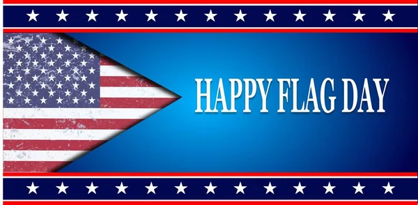 Happy Usa Flagga Dag Bakgrund Vektor Illustratiom — Stock vektor