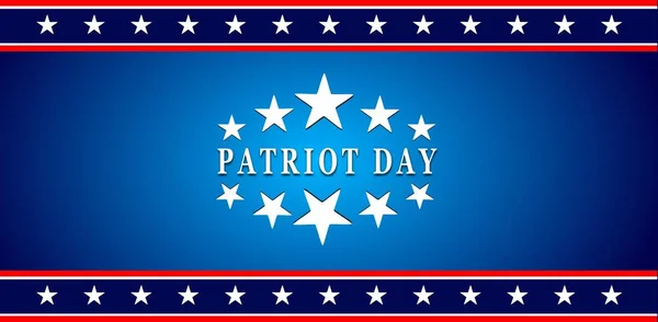 Patriot Day Usa Háttér Amerikai Zászló — Stock Vector