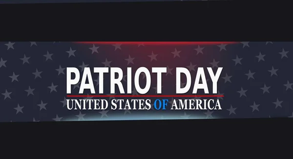 Patriot Day Usa Background American Flag — стоковий вектор