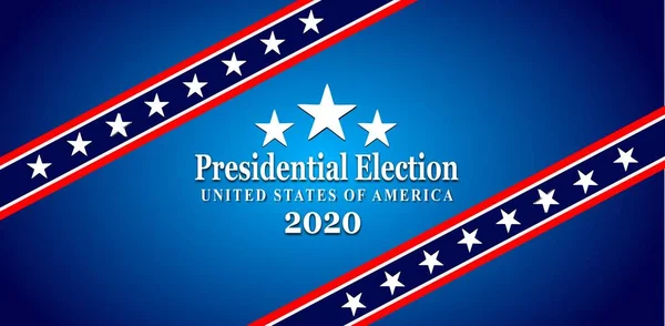 Präsidentschaftswahl 2020 Den Usa — Stockvektor