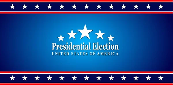 Vote Elecciones Presidenciales 2020 Usa — Vector de stock