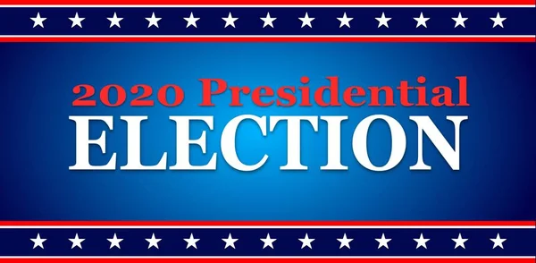 Vote Elecciones Presidenciales 2020 Usa — Vector de stock