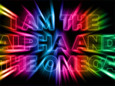 Alfa ve Omega - Hıristiyan motivasyon teklif poster kulüpler