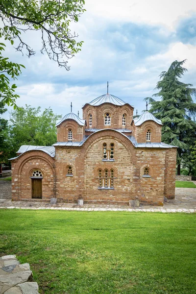 Mosteiro de Saint Pantelejmon, Nerezi, Skopje, Macedónia do Norte — Fotografia de Stock