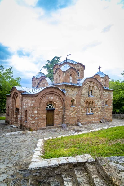 Saint Pantelejmon Monastery, Nerezi, Szkopje, Észak-Macedónia — Stock Fotó