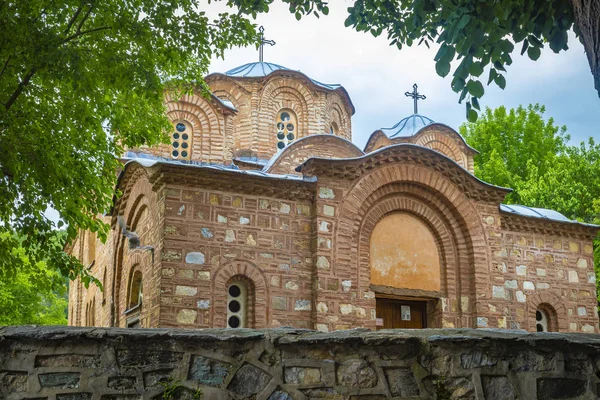 Ιερά Μονή Αγίου Παντελούμον, Νερέζι, Σκόπια, βόρεια Μακεδονία — Φωτογραφία Αρχείου