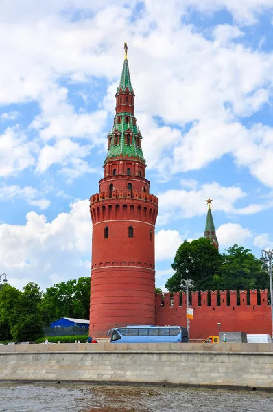 Moscow Kremlin Tower Kremlin Embankment Russia — Stock Photo, Image