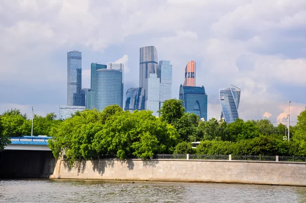 Moskou Rusland Mei 2019 Het Moscow International Business Centre Mibc Stockafbeelding