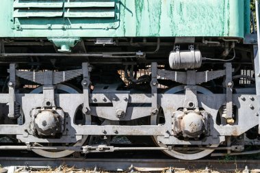 Eski locomotiver ve sürücü unsurları jantlar