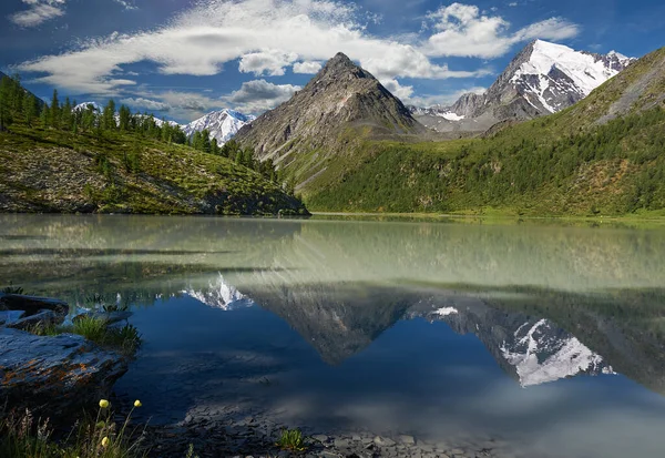 Roerich Landscape Yarlu Valley Beautiful Spring Landscape Russia Siberia Altai — Stock Photo, Image