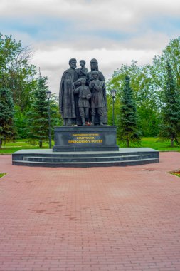 St Sergius 2018.Sergiev Posad, Sergiev Posad anıtlar velilere anıt.