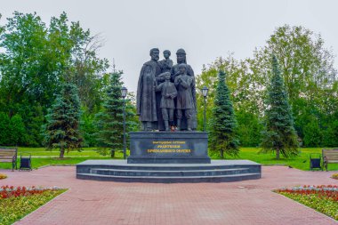St Sergius 2018.Sergiev Posad, Sergiev Posad anıtlar velilere anıt.