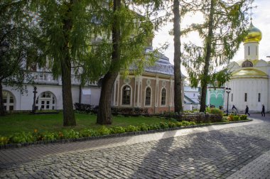 mimari Sergiev Posad 2018. Trinity-Sergius Lavra kilisede yemekhane. 