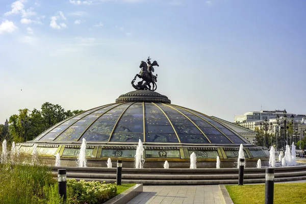 Stadt Die Moskauer Region Das Denkmal Die Skulptur Von George — Stockfoto