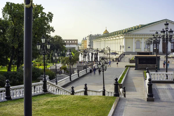 Stadt Region Moskau Zentrale Ausstellungshalle Maneschnaja Straße — Stockfoto