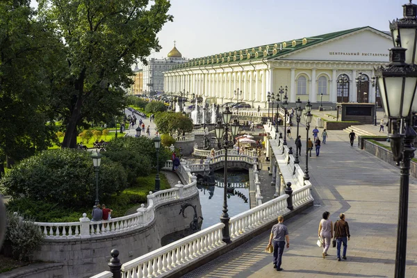 Stadt Die Moskauer Region Manezhnaya Square Moscow Russland — Stockfoto