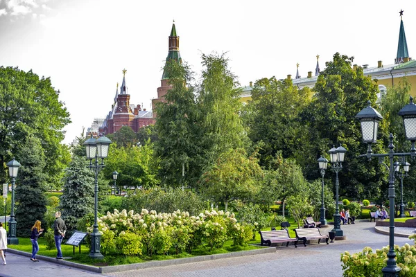 Stadt Der Region Moskau Manezhnaya Straße — Stockfoto