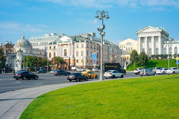 Stadt Moskauer Gebiet Ansicht Der Schilow Galerie Straße Znamenka — Stockfoto