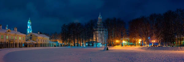 Moskova Bölgesi 2018.winter manzara Rus ilin doğası. Sergiev Posad yeni yıl