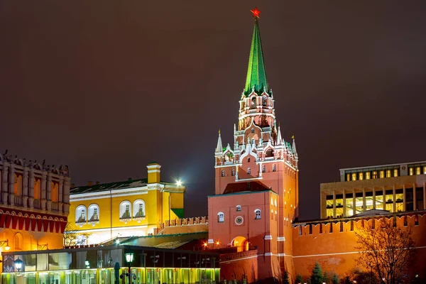 Stadt Moskau Blick Auf Den Kreml Kutafya Turm — Stockfoto