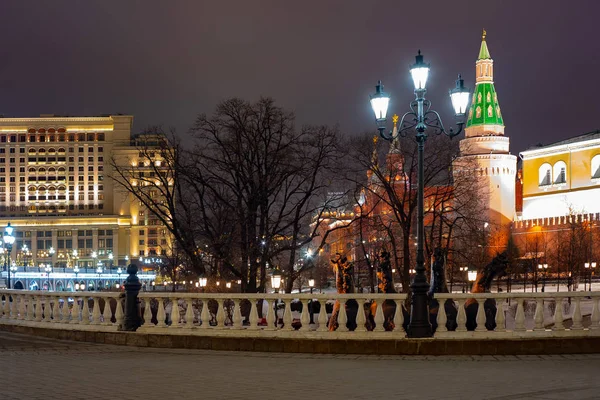 Stadt Der Moskauer Alexandergarten — Stockfoto