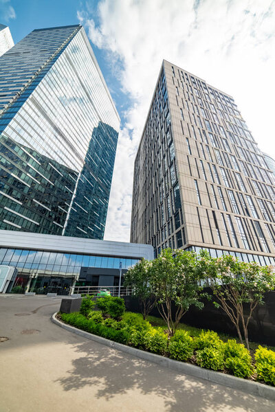 Город Москва. IQ-квартал, Московский международный деловой центр.
