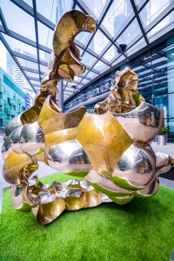 Şehir Moskova . Moskova uluslararası iş merkezi Moskova-şehir. 