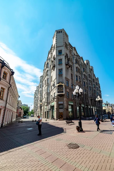 モスクワ市 モスクワのA ヤブロチキナにちなんで名付けられた俳優の中央の家のビュー ロシア 2019 — ストック写真