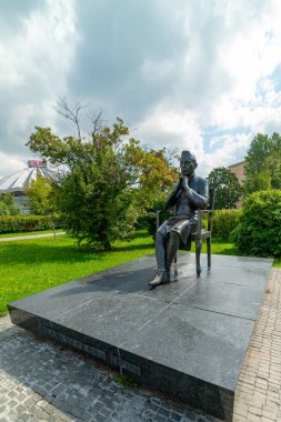 Şehir Moskova. görünüm Hint Başbakanı-Jawaharlal Nehru. Russia. 2019