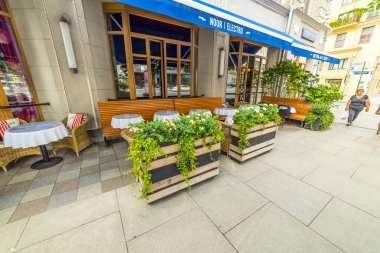 Şehir Moskova . Mamonovsky Lane / Tverskaya Caddesi