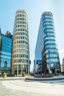 Şehir Moskova.İş Merkezi Beyaz Kare Butyrsky Val Mos içinde