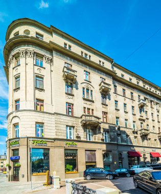 Moskova Tüccarlar Derneği 'nin Evi. Moskova Şehri.