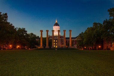 Columns of Mizzou, University of Missouri- Columbia clipart