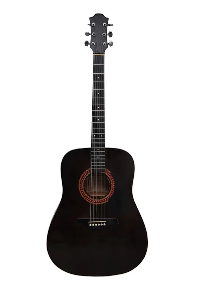 Beyaz arkaplanda gitar