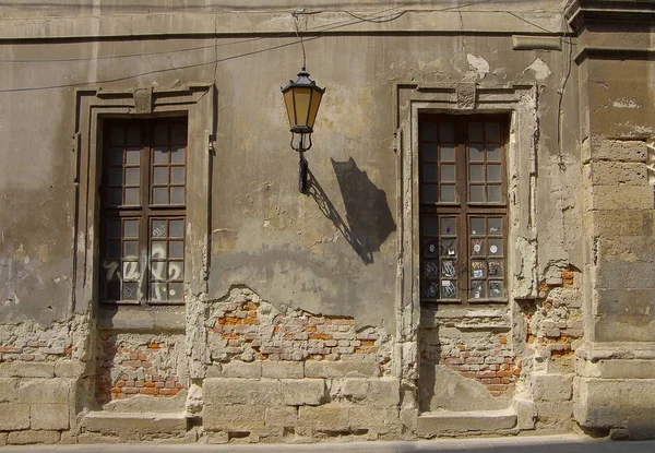 Fragment Old House City Lviv Ukraine — Stock Photo, Image